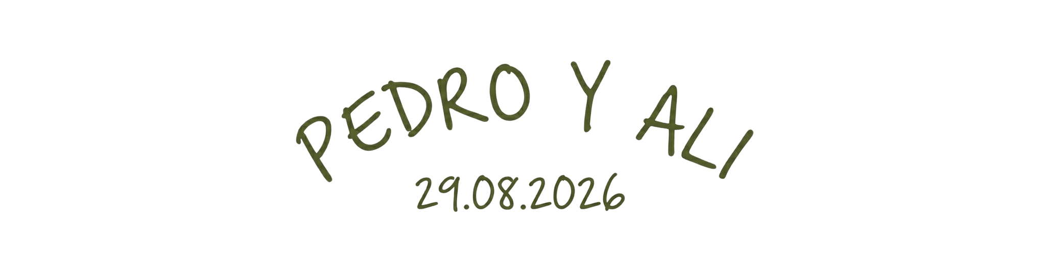 Pedro y Ali · 29.08.2026