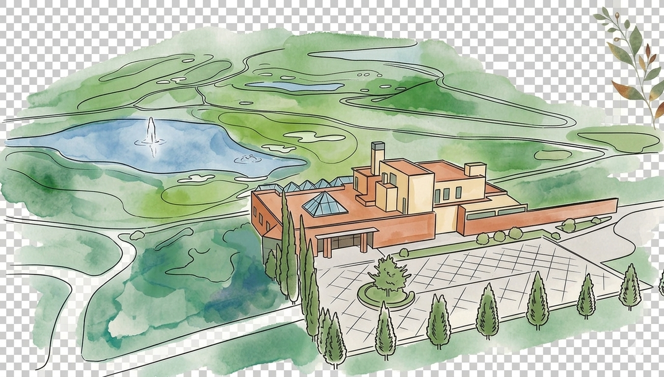 Ilustración Club de Golf Olivar de la Hinojosa